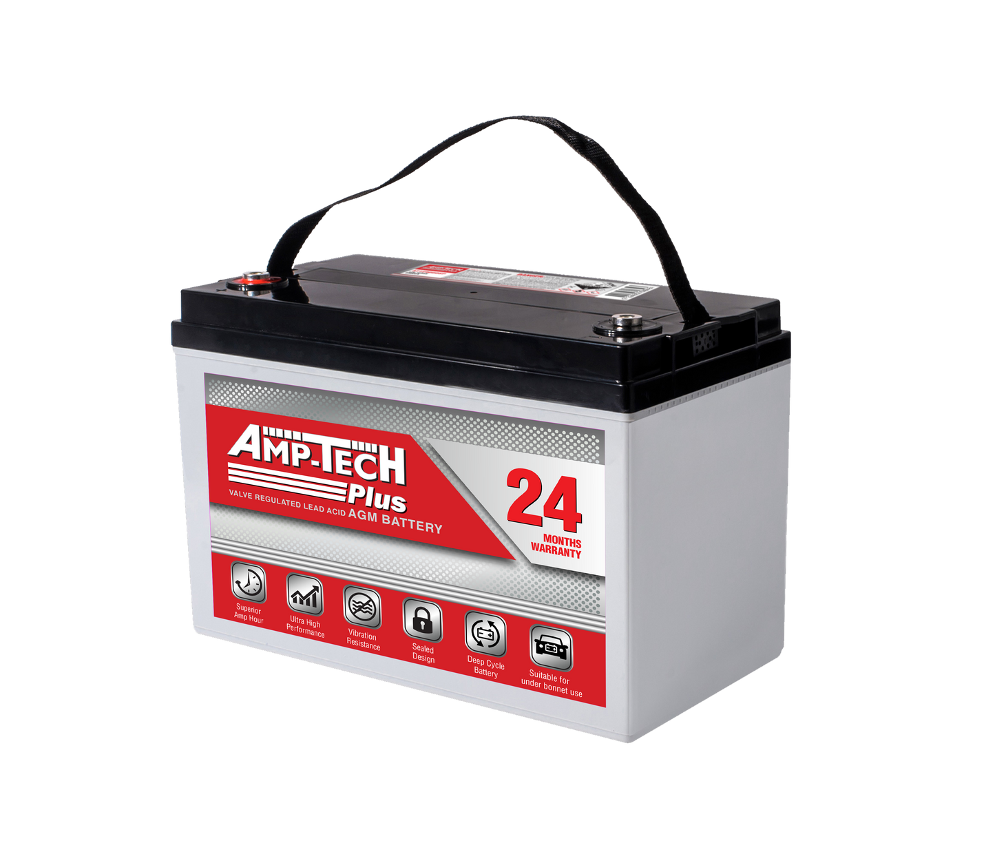 Amptech 120 Amp hour AGM Battery