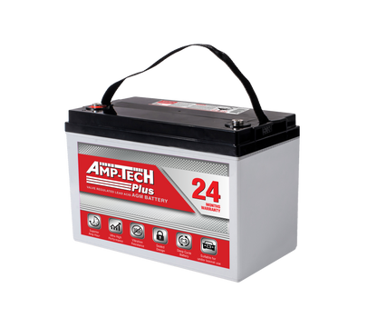 Amptech 120 Amp hour AGM Battery