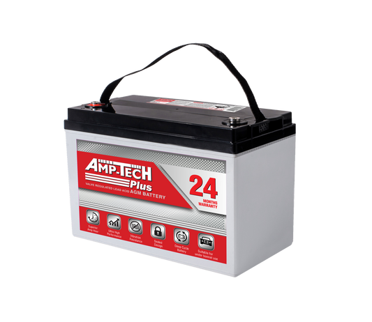 Amptech 120 Amp hour AGM Battery